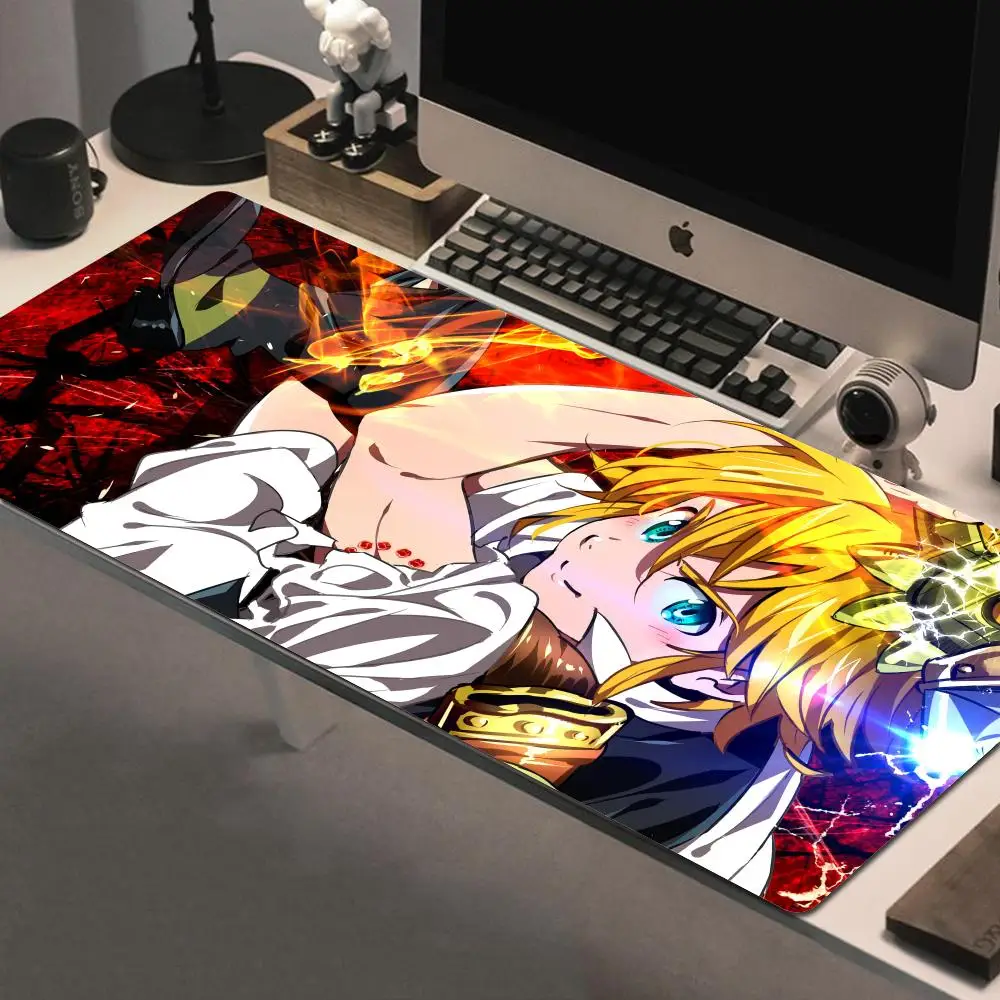 

The Seven Deadly Sins Anime Mousepad Mouse Pad Mouse Mat With Pad Prime Gaming XXL Keyboard Pad Stitch Padding Mat