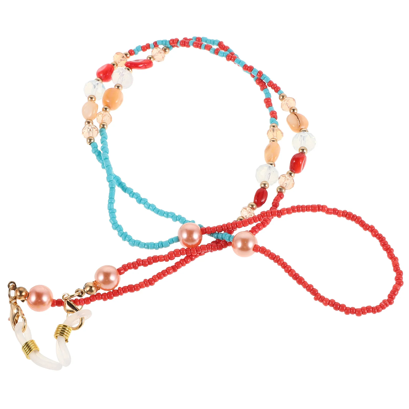 

Bead Glasses Chain Women Eyeglass Holders Around Neck Lightweight Anti Slip Durable Beads Suitable All Types Glasses Fashionable