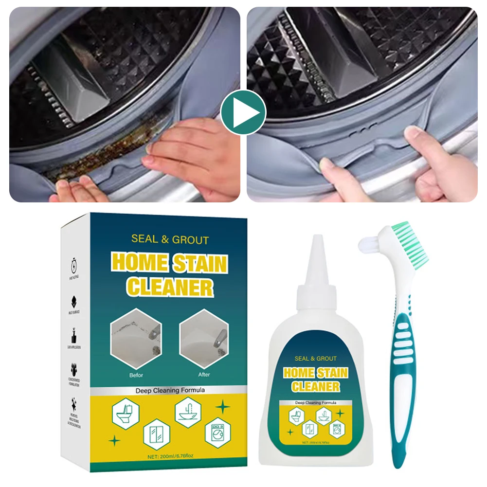 Heavy Duty Bathroom Tile Grime Remover Restores-Sparkle Shine To Household Surfaces. For Indoor Use