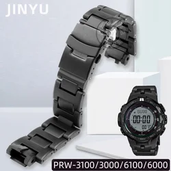 Plastic Watch Band For Casio PRW-3000/3100/6000/6100Y Protrek PRW 6000 Watch Strap Watches Mens Fashion Bracelet