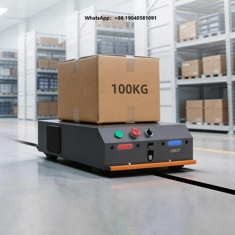 Autonomous Mobile Robot Customized Under-hung Jacking AGV AMR, Automatic Guided Vehicle for Warehouse Logistics Transport