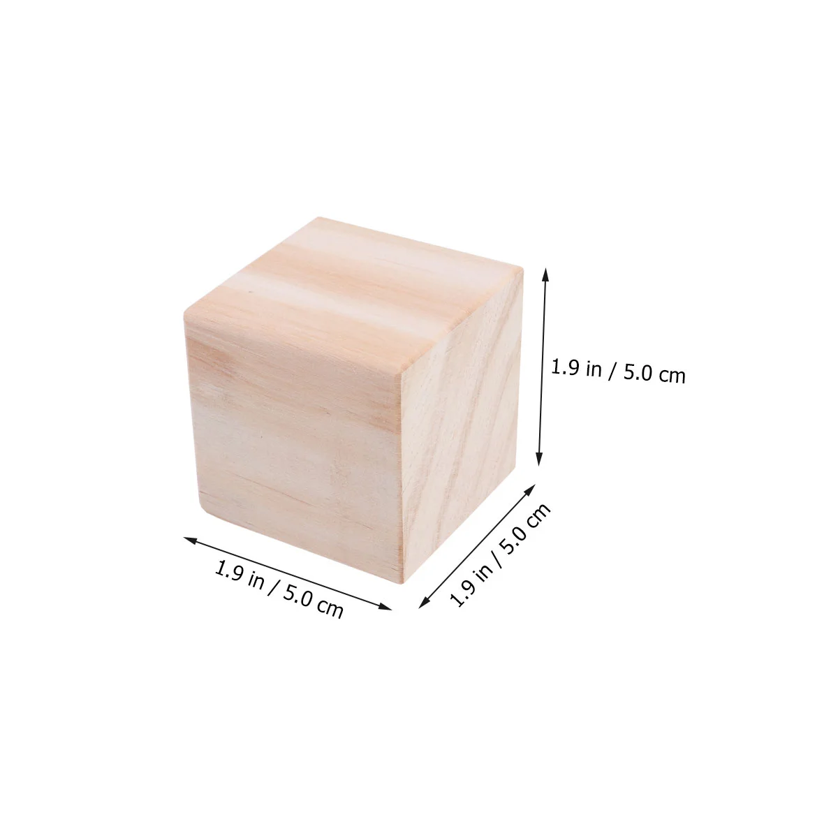 4pcs Wooden Furniture Support Feet Sturdy Replacement Cabinet Legs Sofa Coffee Table Support Legs for Home Decor (5x5x5cm)