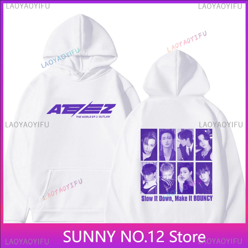 

Boy Band Ateez Graphic Hoodie Men Women Limited Edition Fashion Hooded Sweatshirts Autumn Winter Vintage Casual Loose Pullovers