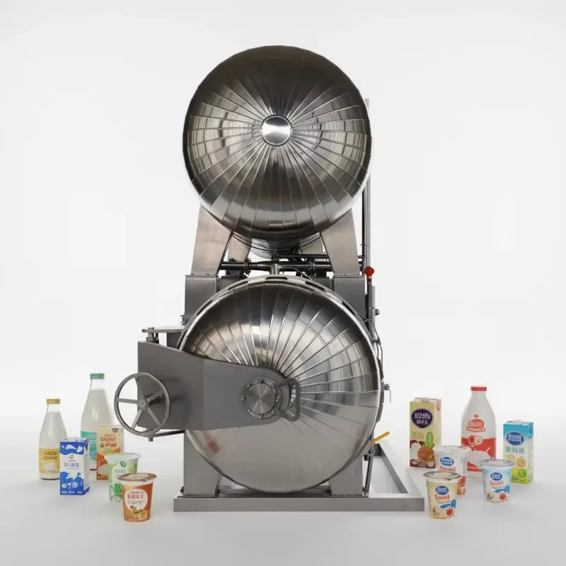 Industrial Automatic New Water Immersion Sterilization Kettle High Temperature Food Retort Machine for Beverag Dairy Product OME
