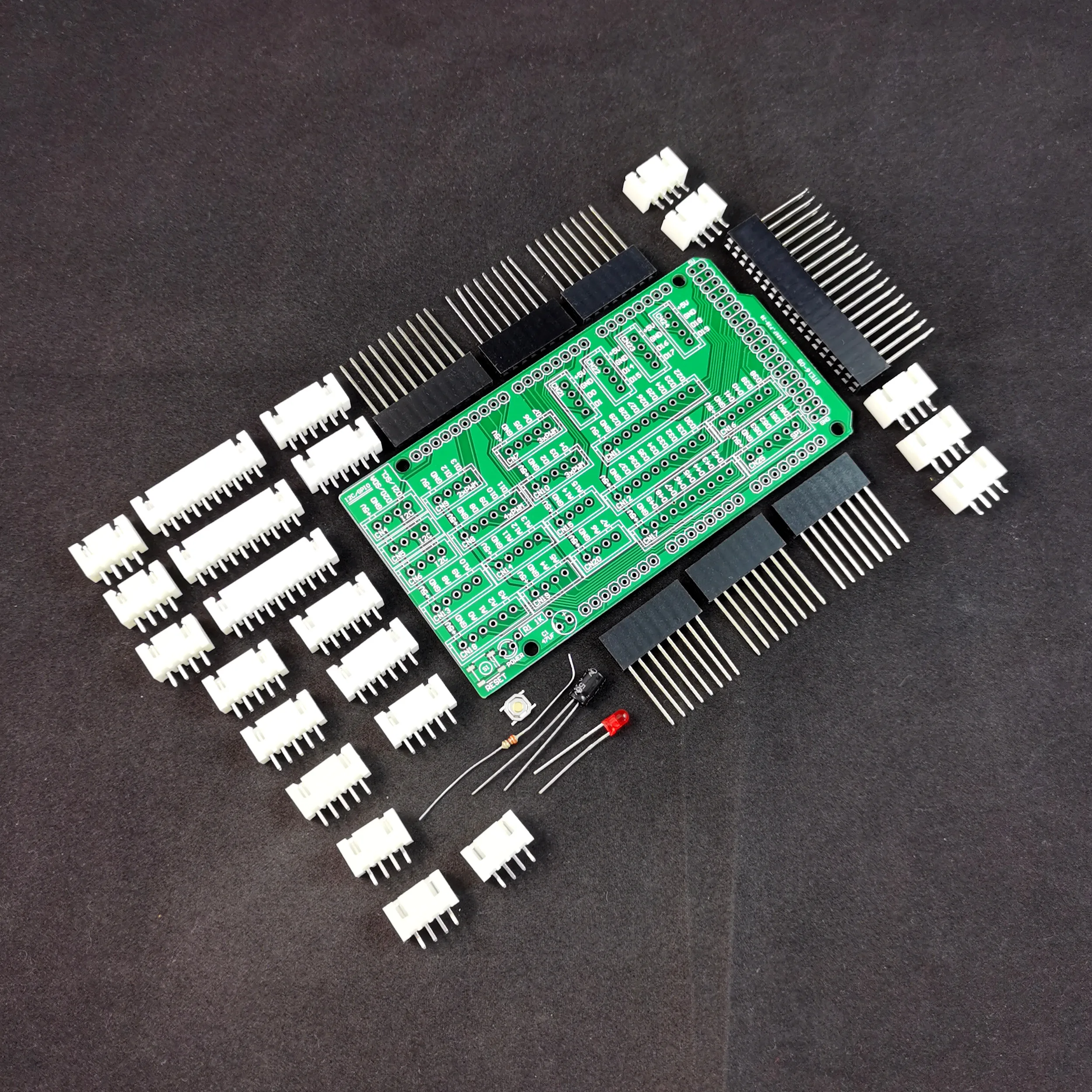 I/O Extension PCB Module for Arduino MEGA2560 R3 DIY Board XH2.54 PIN Welding Version