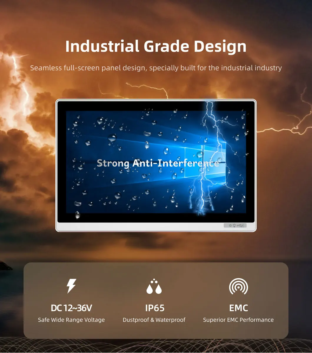 12.1 Inch Industrial Panel PC Resistive Screen Intel 11th I3 XGA Codesys Industrial HMI EtherCAT IP65 LCD DDR4 Embedded Computer
