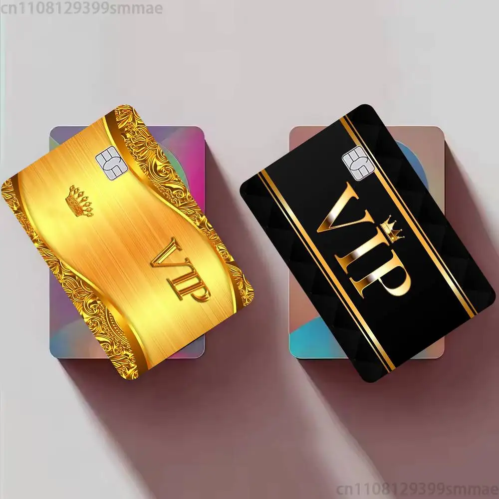 Funny VIP Logo Sticker Film Tape Skin for Credit Card Debit Card Cartoon Waterproof Stickers Small Chip