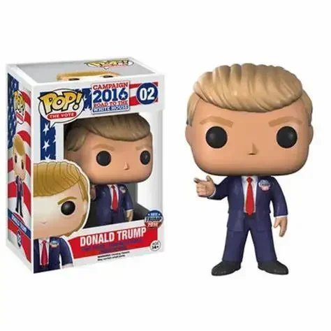 Funko Pop Former President DONALD TRUMP Famous President of America Campaign 2016 #2 Vinyl Figure Collection Model Doll Toys