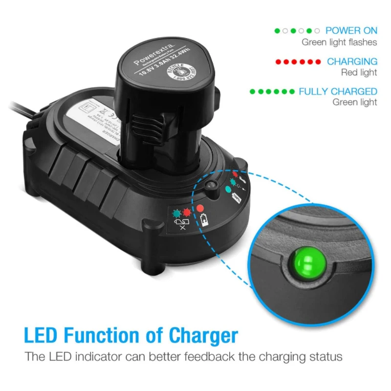 DC10WB Li-ion Power Tool DC10WA 10.8V/12V Electric Drill Battery Charger Replacement Screwdriver For BL1013 BL1014 For MAKITA