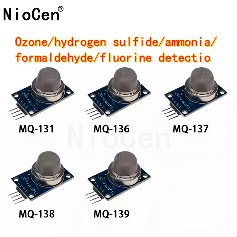 

MQ-131/136/137/138/139 module ozone hydrogen sulfide ammonia formaldehyde fluorine detection