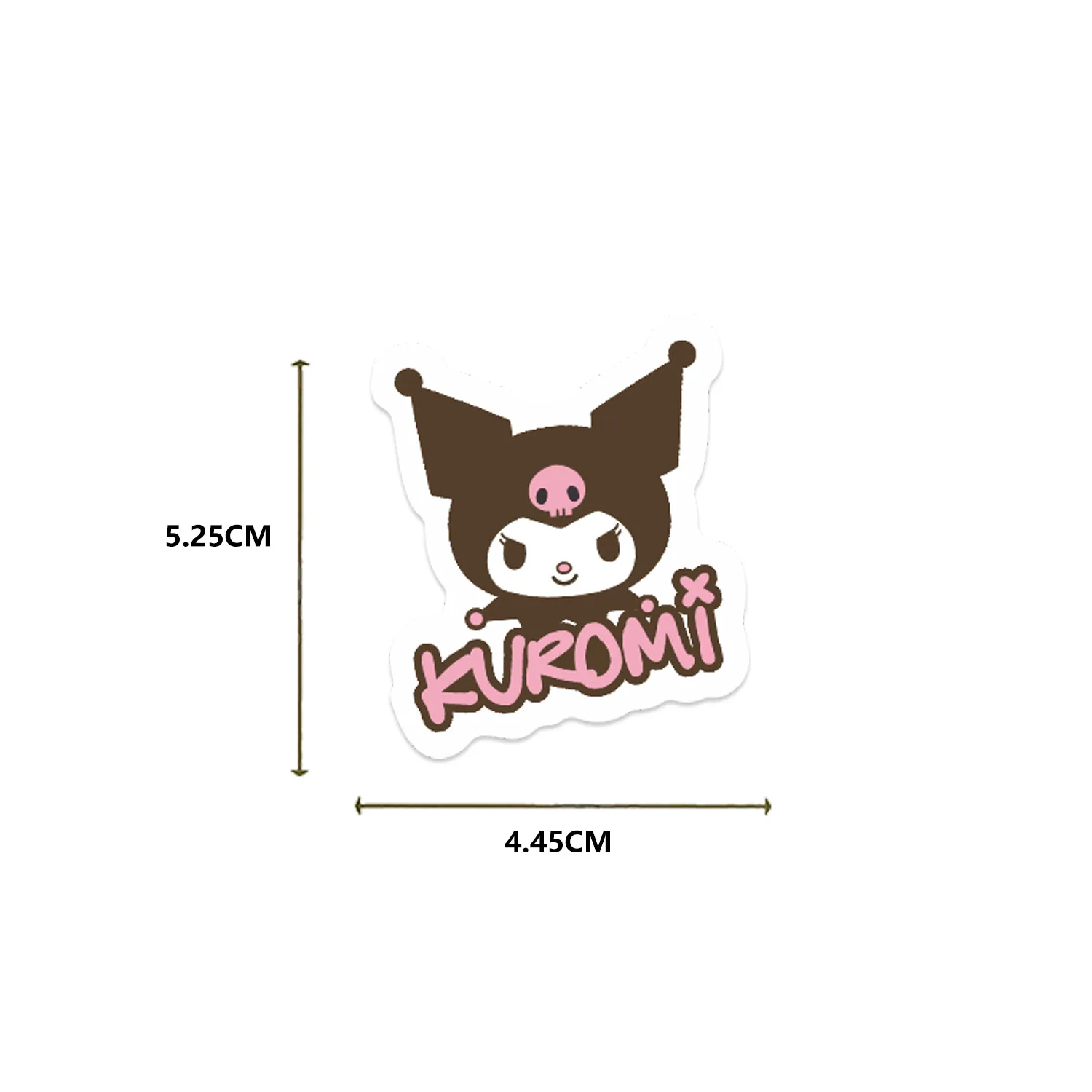 50pcs 어린이 스티커 만화 Kuromi 귀여운 데칼 장난감 소녀 노트북 Kawaii 미적 애니메이션 장식 어린이 스티커