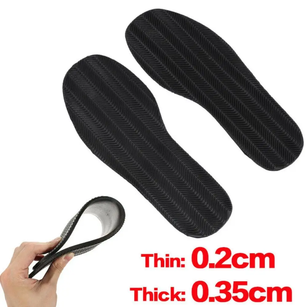 New Anti Slip Stick On Soles Thickening Rubber Shoes Repair Supplies Practical Wave Pattern DIY Soles Stick