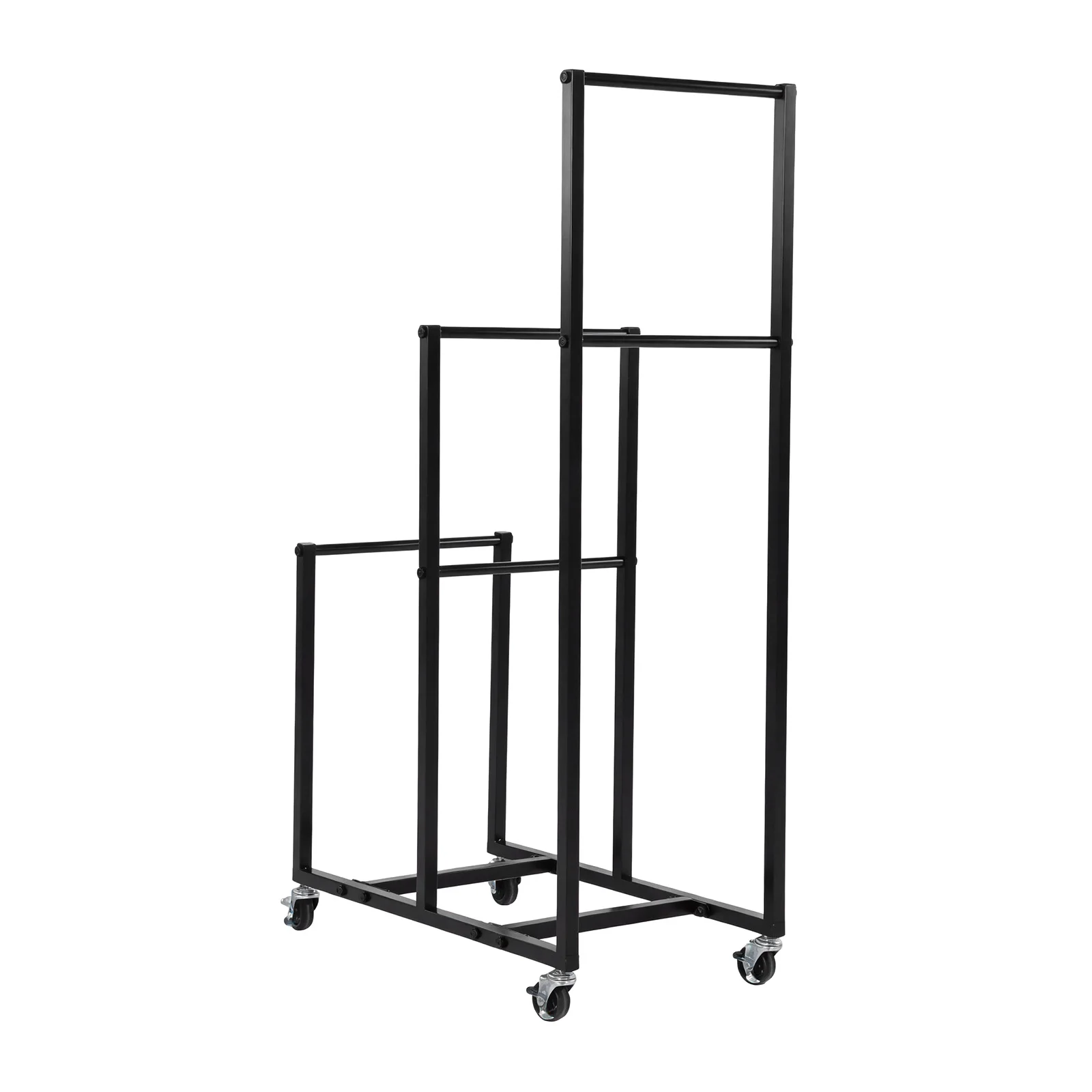 

Carton Storage Rack with Wheels Portable Cardboard Box Storage Rack 41x26x14inch for Home Supermarket Warehouse & Commercial Use
