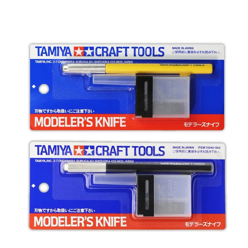 

TAMIYA 74040/69941 Modeler's Knife Pen Knives with 25PCS Replacement Blades Model Cutting Carving Penknife Spare Blade 74075