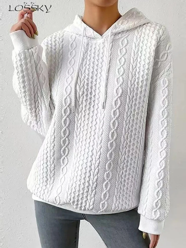 

Autumn Winter Hoodies Women Casual Long Sleeve Tops Loose Pink Sweatshirt Korean Fashion Pullovers New In Hoodies & Sweatshirts