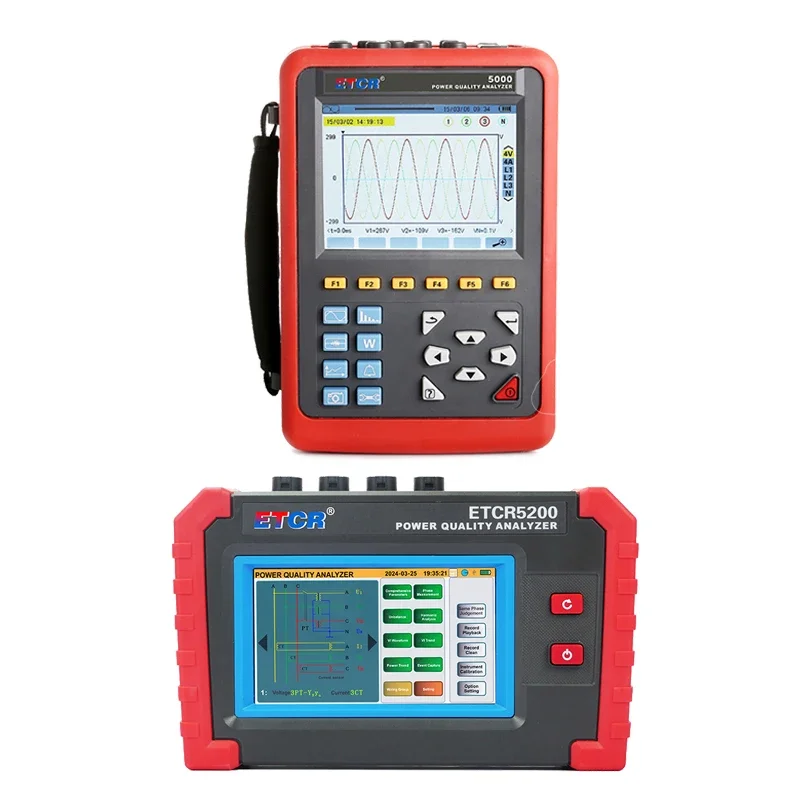 ETCR5000 ETCR5200 Multi -Functional Harmony Test Electric Energy Quality Analyzer