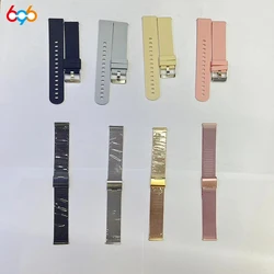 Original 20mm WatchBand Silicone Fashion Multi Color Steel Strip For Q13 Y13 Y20 Waterproof Smart Watch Strap Women Men