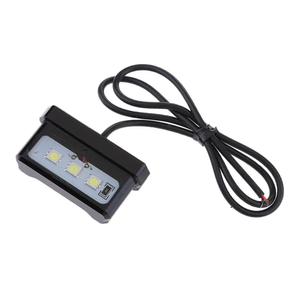 Universal LED Rear License Plate Light Waterproof Taillight for Kawasaki Z800 R1 R6 Mt07 Mt09 Motorcycle Accessories - view 6
