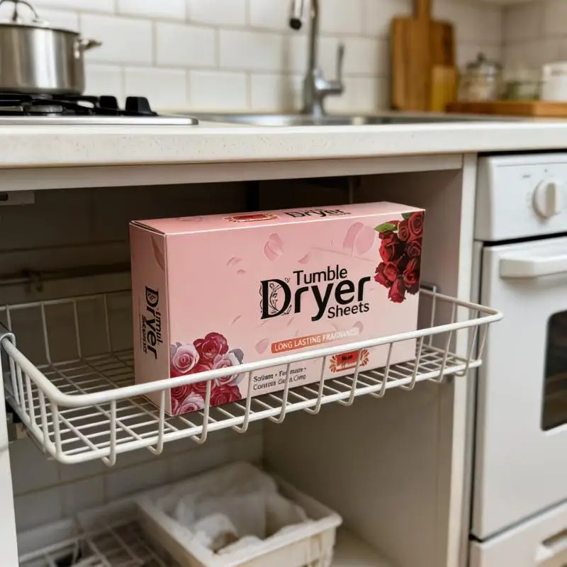 Scented Laundry Dryer Sheets 40 Count Long Lasting Fresh Scent Soften Clothing for Home Guest Room Laundry