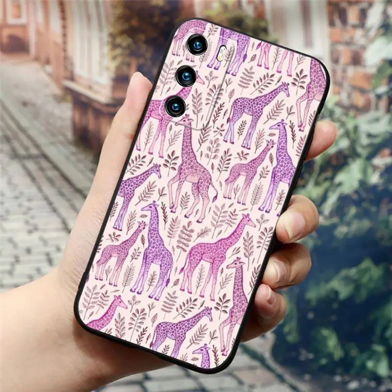 Giraffe Animal Phone Case For Honor 70 60 50 30 Pro 10 20 Lite 7C 8X 8S 9X 10I 20I Soft Silicone Cover