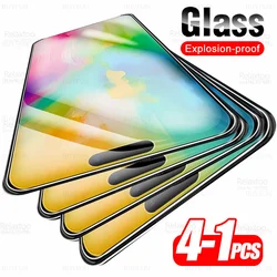 1-4Pcs Full Cover Tempered Glass For iPhone 16 Pro Max iPhone16 Plus iPhone16Pro 16Pro 16ProMax 2024 Screen Protector Armor Film