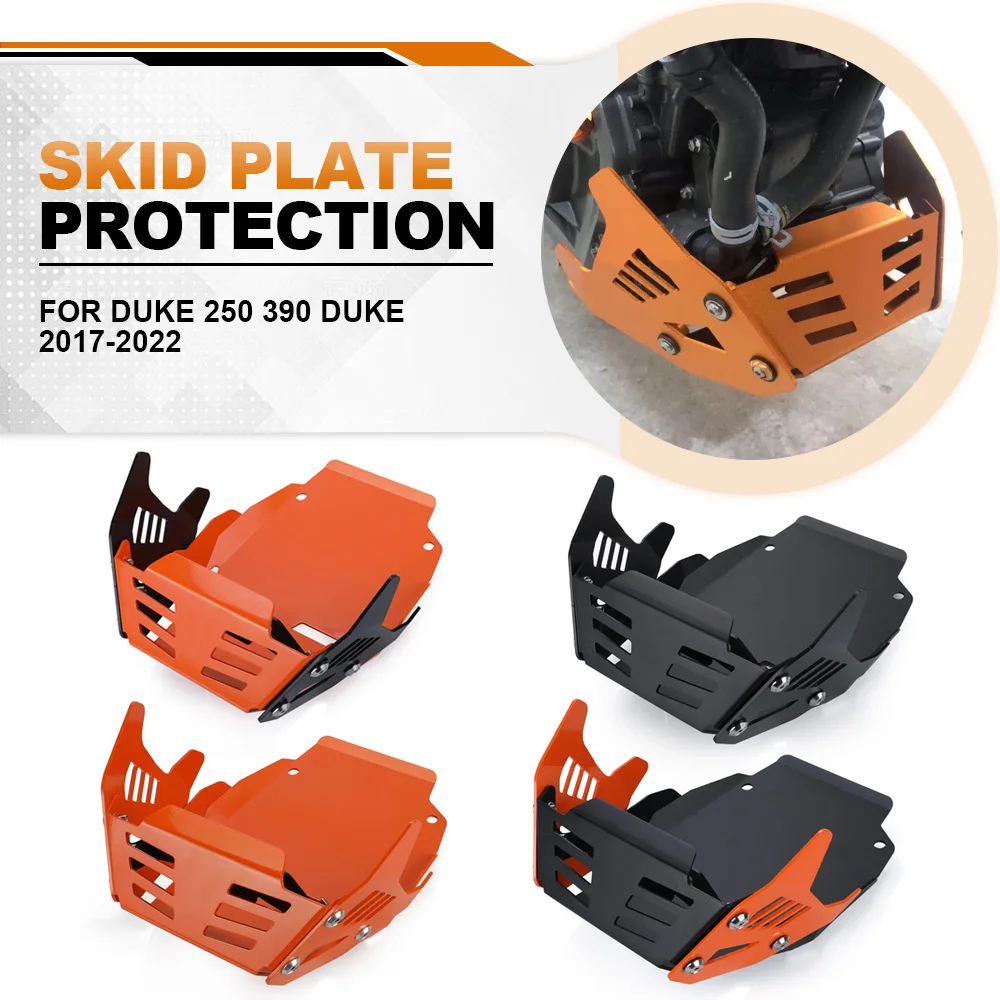 

For DUKE 250 390 DUKE 2017 2018 2019 2020 2021 2022 Skid Plate Bash Frame Guard Chassis Under Guard Skid Plate Protection Cover