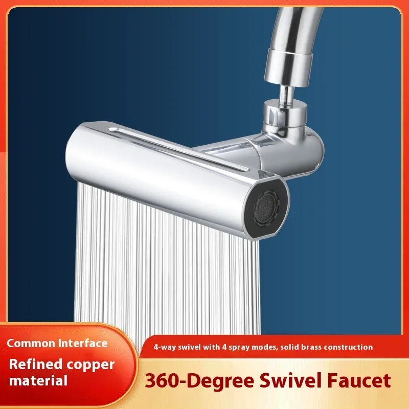 

Аэратор для крана, защита от брызг, поворотный на 360°, водопад, усилитель носика, универсальный удлинитель насадки, экономия воды для кухонной раковины для ванны