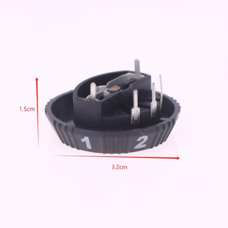 WH28‑5‑B503 50K Rotary Potentiometer With Switch 1‑6 Gear Control Electronic Component