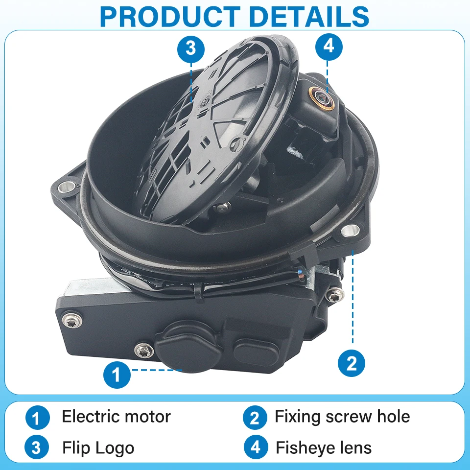 HD 1080P Flip Logo Camera RCD RNS510 Trajectory Rear Back Camera For VW Golf 6 Golf 7 8 Passat B6 B7 B8 Arteon Polo 6R Magotan