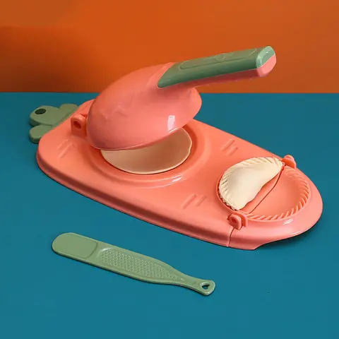 2 In1 Dumpling Maker DIY Kit Wrapper Presser Manual Labor-Saving Ravioli Empanadas Dough Skin Molder Machine Kitchen Gadgets