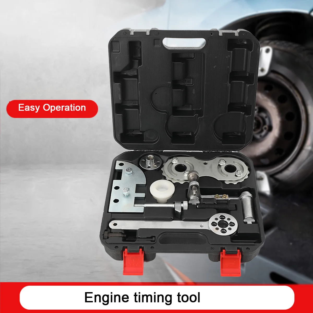 Image of Riemenantriebs-Motor-Einstellwerkzeuge für B4204 Motor 8-Gang-Getriebe, passend für Volvo S60 S80 V60 V70 XC60 XC70, Kfz-Reparaturwerkzeuge, Nockenwellen-Motor-Einstellwerkzeug
