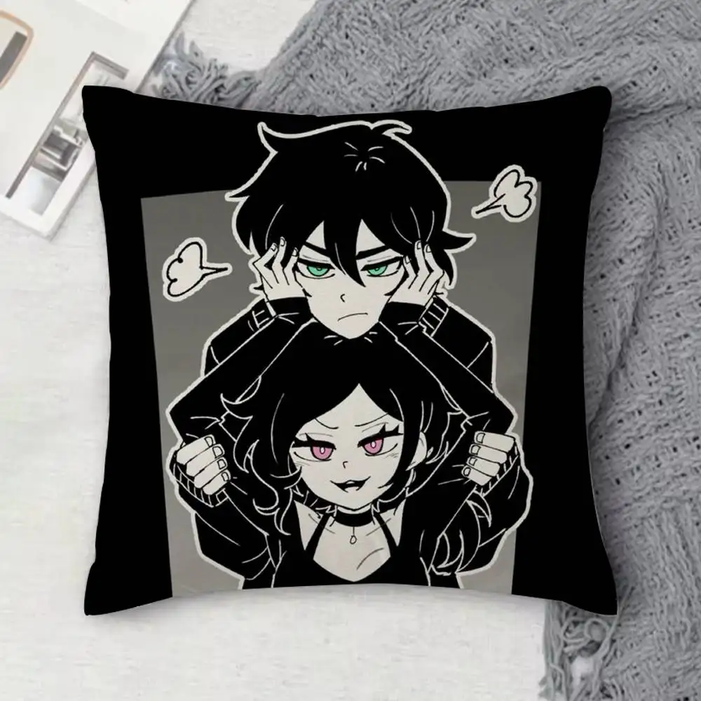The Coffin of Andy and Leyley Double-sided Printed Square Decorative Cushion Cover for Sofa Living Room Home Decor