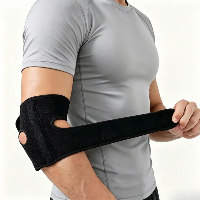 Double spring Elbow Compression Sleeve Support Brace Arm Warmers Arthritis Bandage Arm Pads Guard Stretch