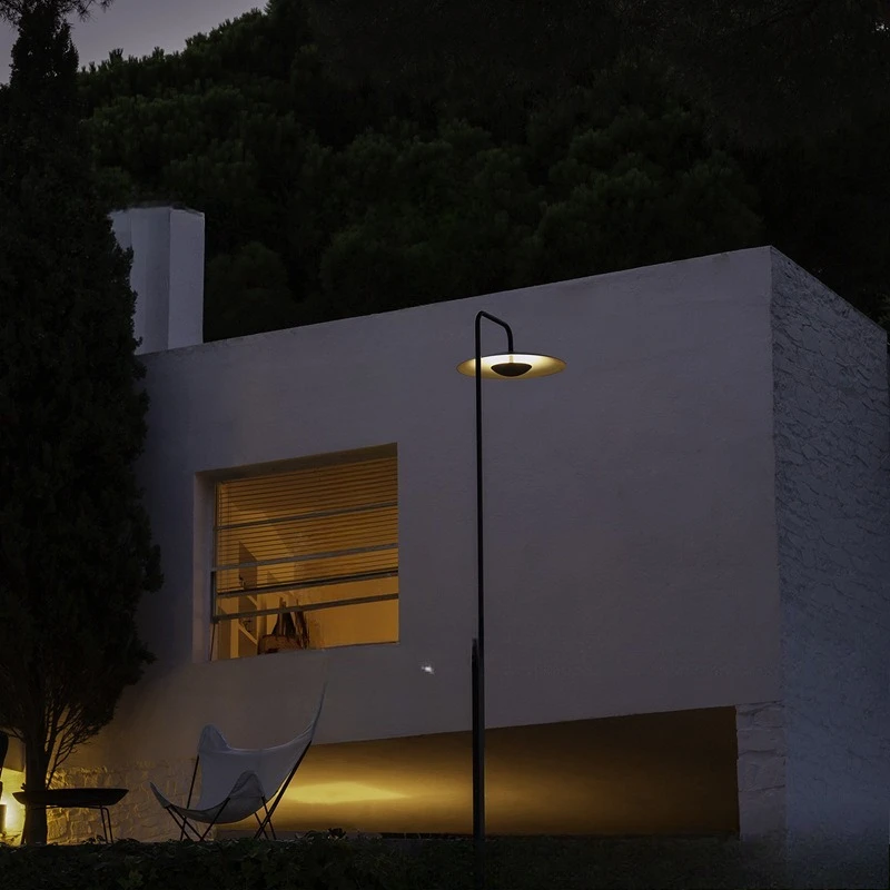 ไฟสวนพลังงานแสงอาทิตย์แบบเรียบง่ายทันสมัยสำหรับสวนวิลล่าและทางเดิน