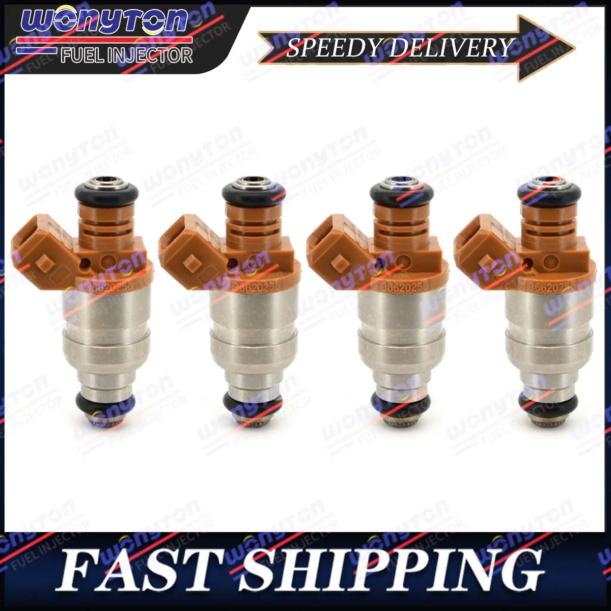 

4X Fuel Injectors 96620255 for Chevrolet Matiz 0.8(M200,M250,KLYA) DAEWOO ADG02801 96351840 96518620