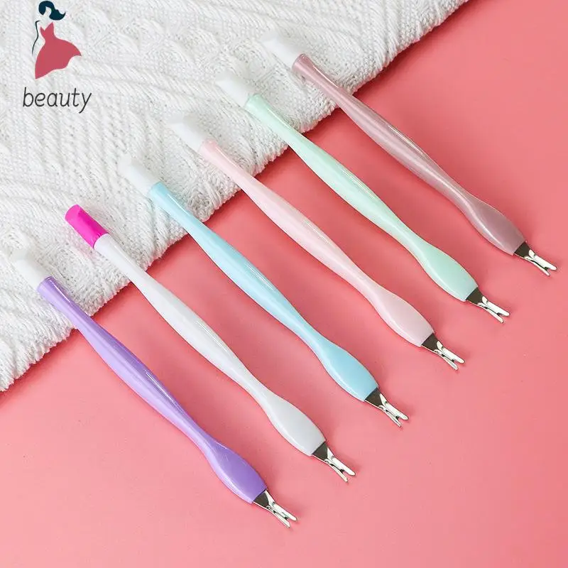 1Pcs Dead Skin Remover Nail Art Fork Cuticle Remover Nipper Pusher Trimmer Stainless Steel Pedicure Nails Care Nail Tools