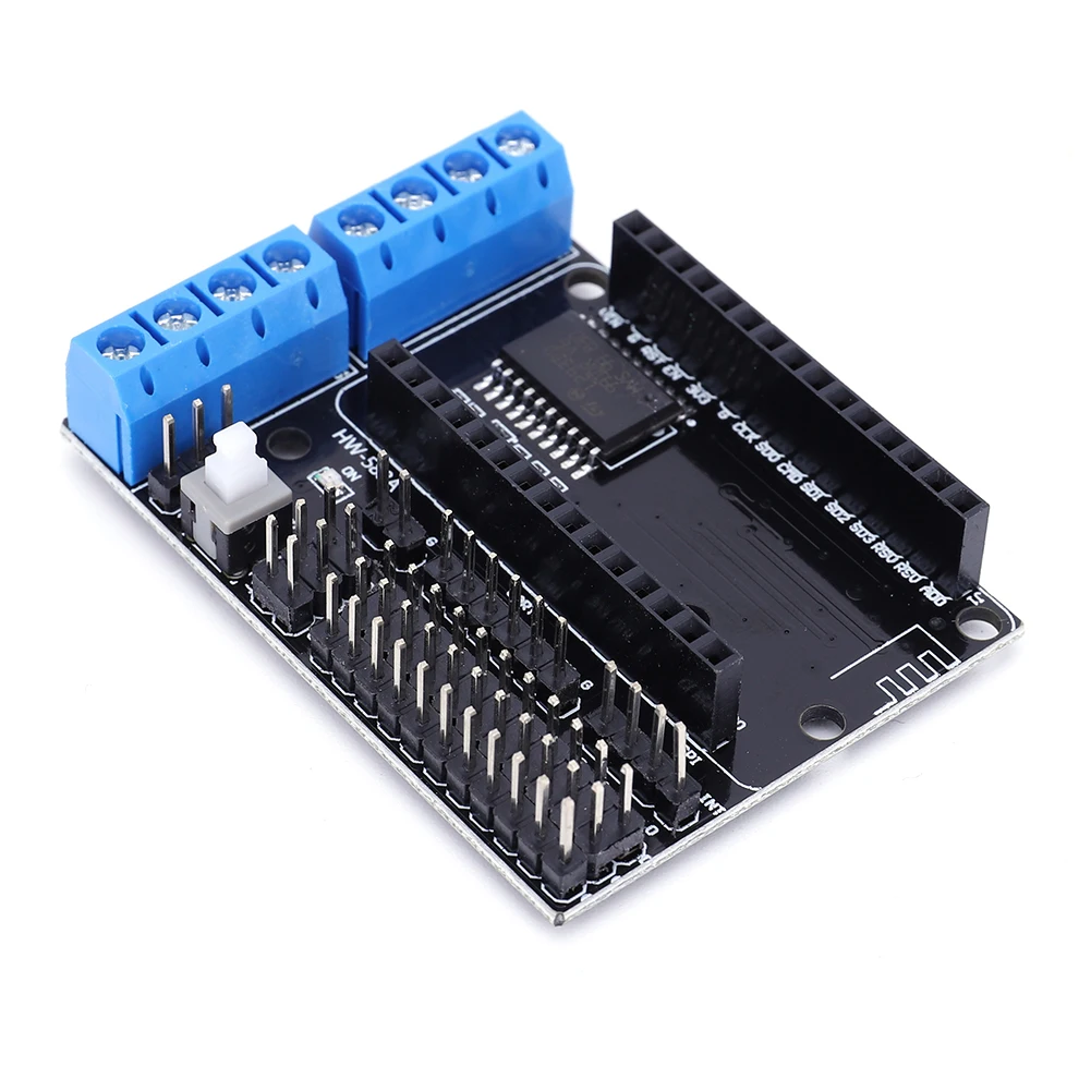 ESP8266 Lua Module Development Board WiFi L293D Motor Drive Shield Board ESP-12E Serial Port H-Bridge for IoT Smart Car Remote