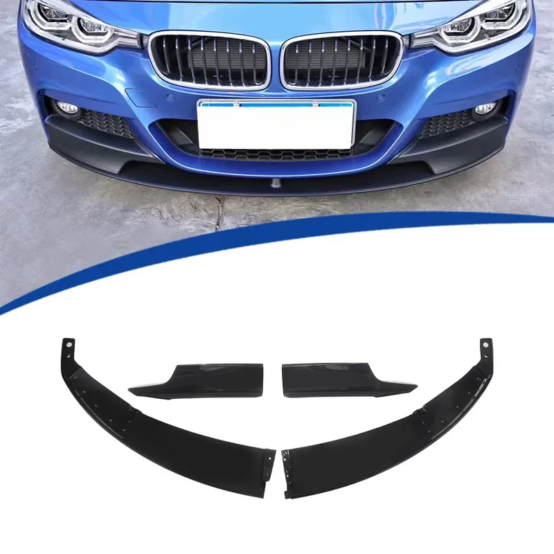 Suitable for 2013-2019 BMW 3 Series F30 front lip front shovel MP model 4-section