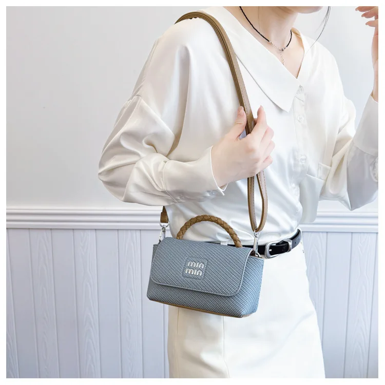 

Модная сумка через плечо 2025 года, минималистичная женская сумка через плечо, повседневная сумка-тоут «день-ночь», универсальная сумка-слинг, текстурированный топ