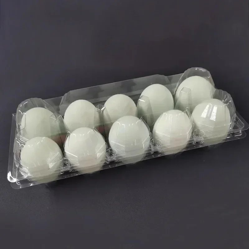 Duck Egg Tray Disposable Plastic Clear Century Egg Packing Box Large Size Egg Tray Anti Pressure Anti Fall Measures Storage Box