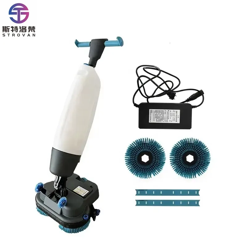 K6  Cordless Automatic Hand Held Commerical Micro Floor Scrubber Drier Cleaning Machines