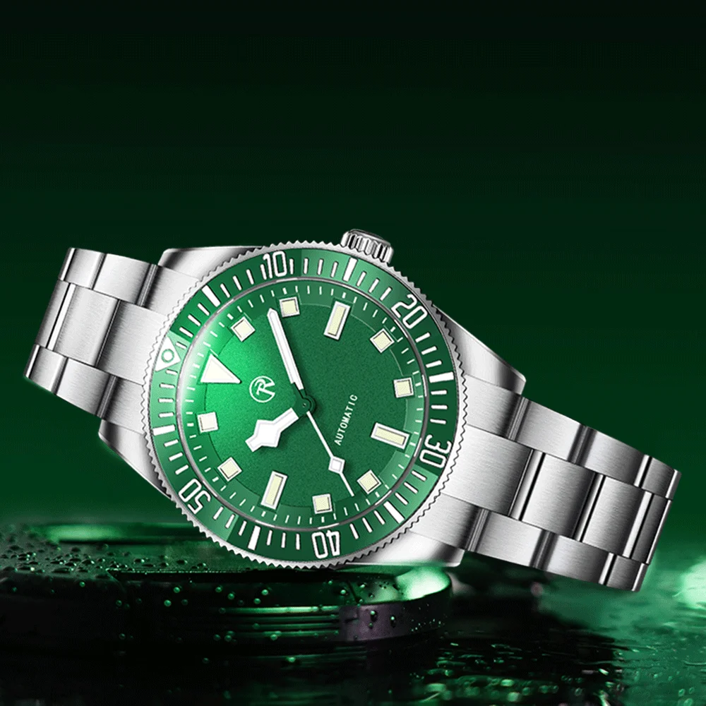 أحدث ساعات رولز تيمي لعام 2025 NH35 ساعة أوتوماتيكية ميكانيكية للرجال مرآة الياقوت الفاخرة ساعة مقاومة للماء Reloj Hombre #2