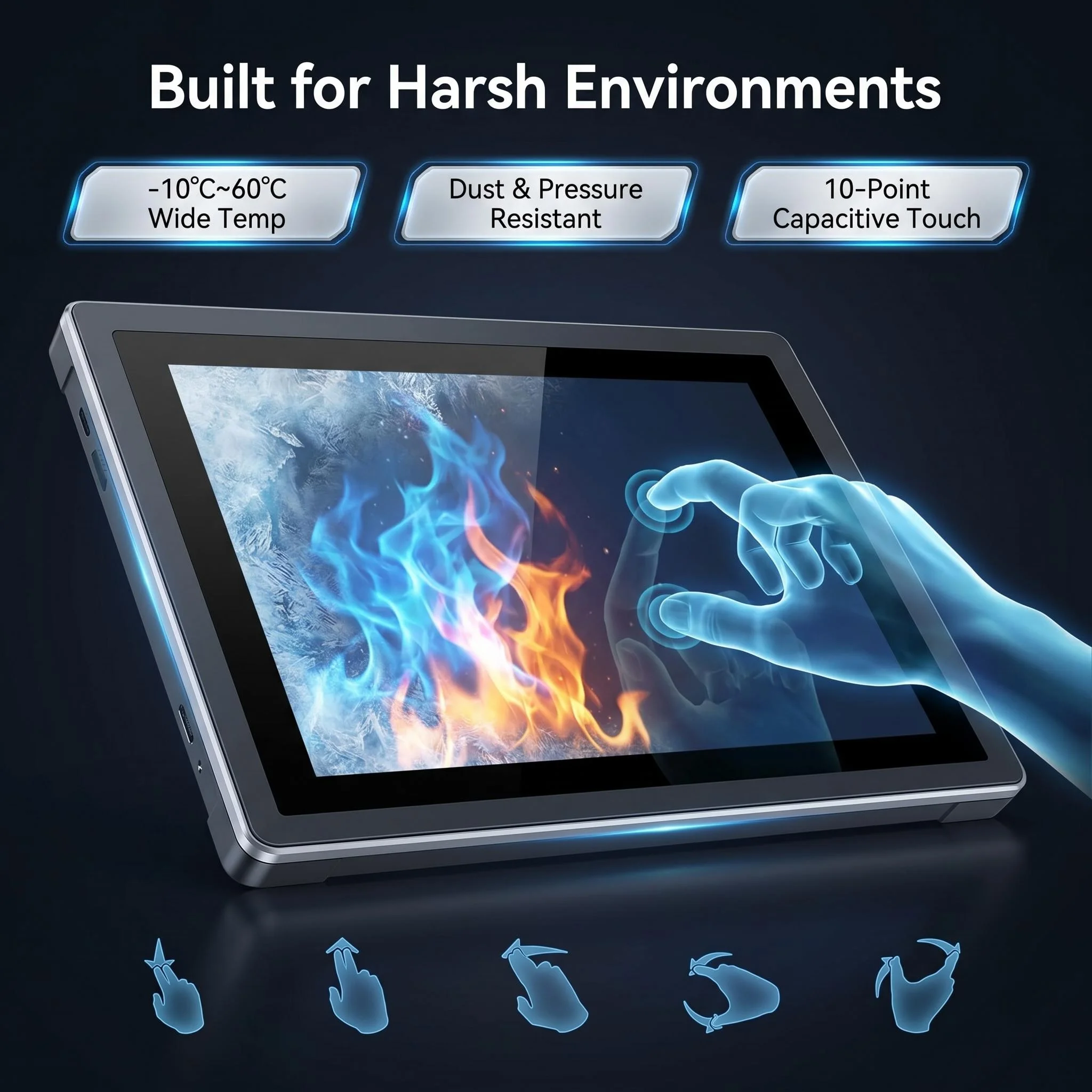 17 18.5 19 21.5 23.6 Inch Panel PC Touch Screen All In One Embedded Industrial Computer Wall Mounted