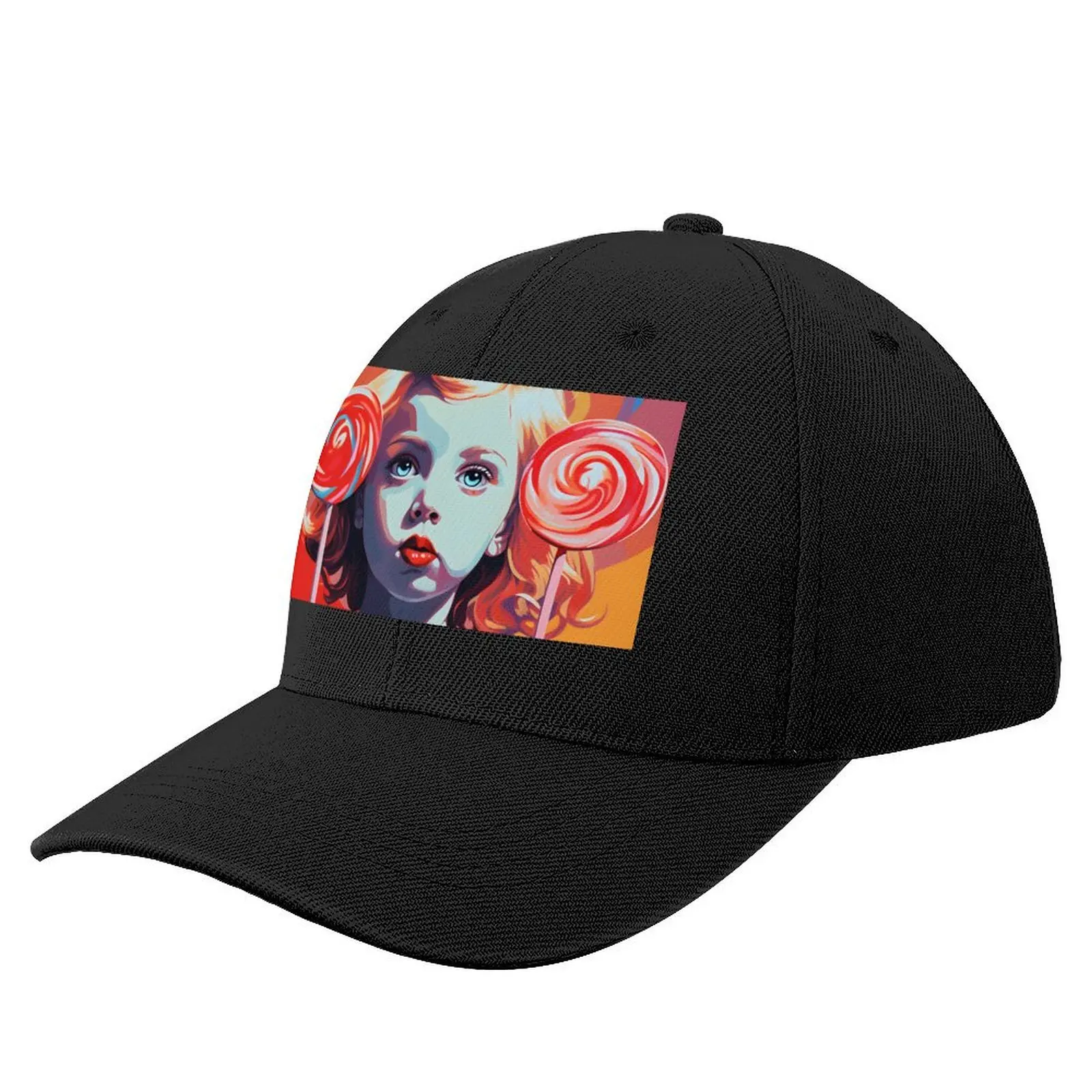 

Lollipop girl Baseball Cap Kids Hat Beach Anime Hat Vintage Women Men's