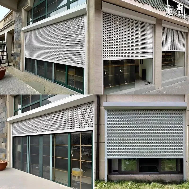 Durable Aluminum Safety Shutter for Doors and Windows