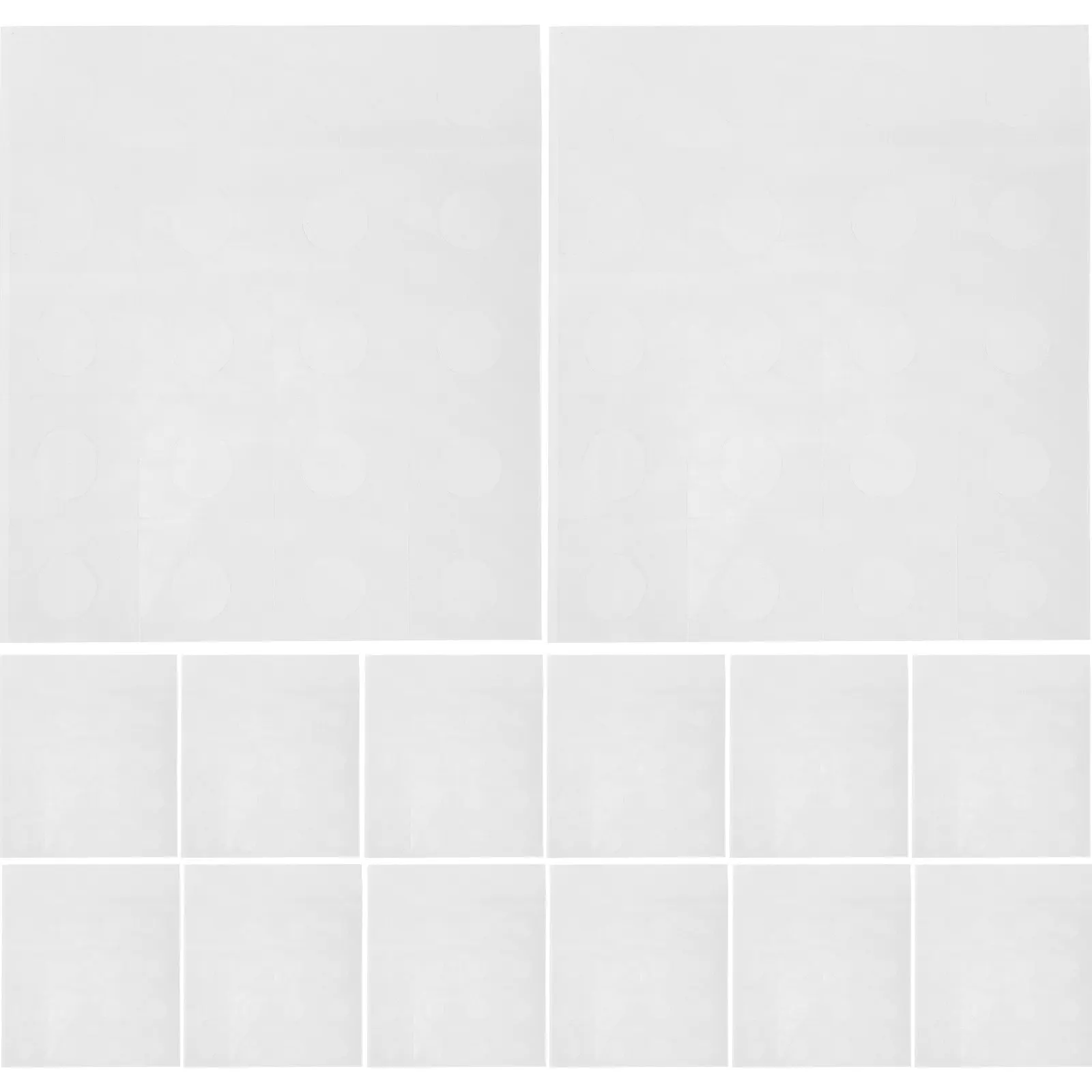 50Sheets Clear Double Sided Adhesive Dots Balloon Sticker Glue for Crafts Wedding Decor Photo Mounting Removable No Trace