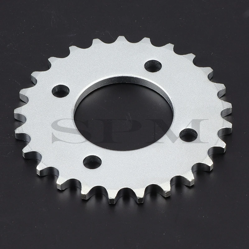 420 Chains 25T 428 25 Teeth Motorcycle Chain Sprockets Rear Back Sprocket Cog For 110cc 125cc 140cc Dirt Pit Bike Go-kart Buggy