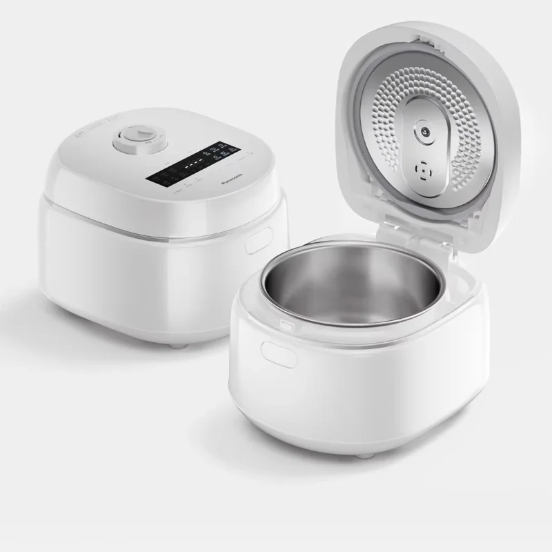 Version 4L Zero Coating Rice Cooker Household Automatic Rice Maker Stainless Steel Pot For 4-6 Persons Multi-Cooking Use