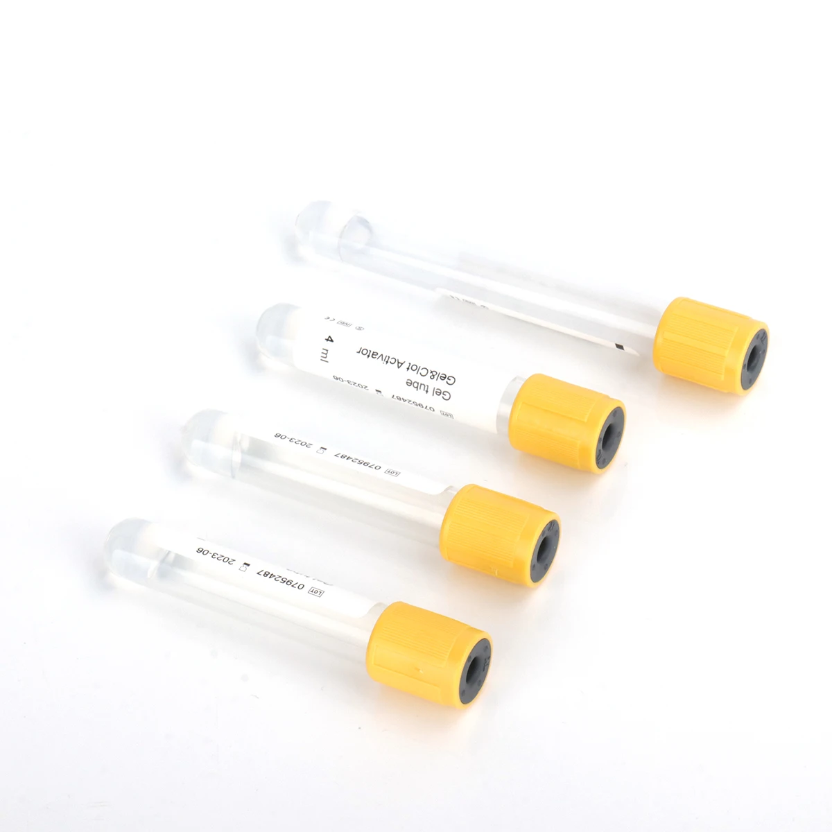 Gel and clot activator tube  Medical sterile disposable 10ml vacuum  collection tube