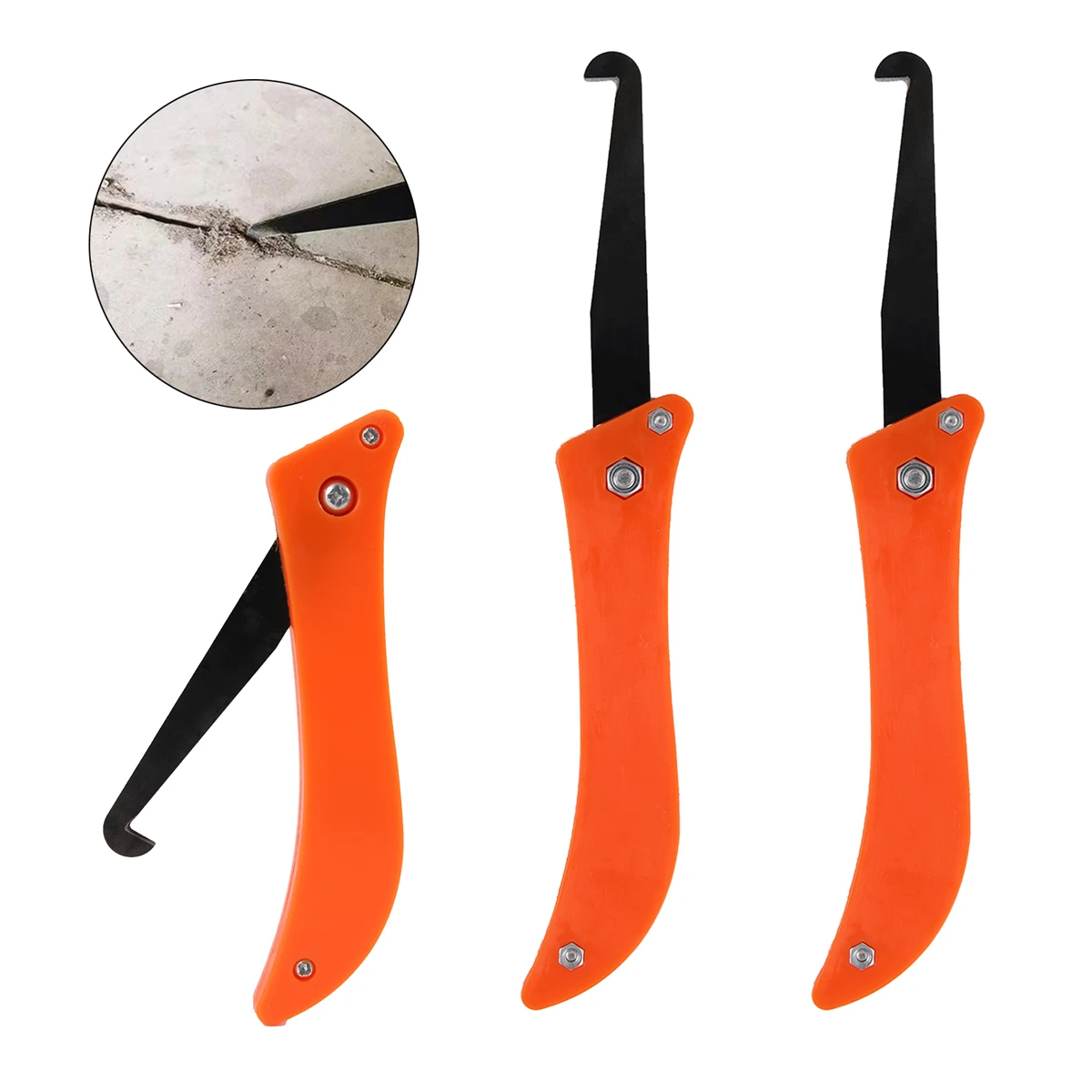 Professional Tile Gap Cleaning Tools Ceramic Tile Gap Repair Hook Knife Cutter Blade Wall Floor Grout Cleaning Removal Scraper